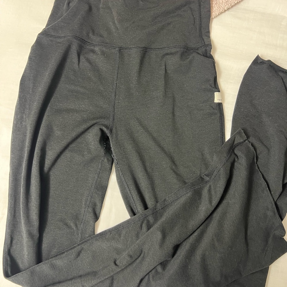Vuori Black wide leg yoga pants